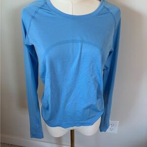 Lululemon Blue Long Sleeved Swiftly Tech